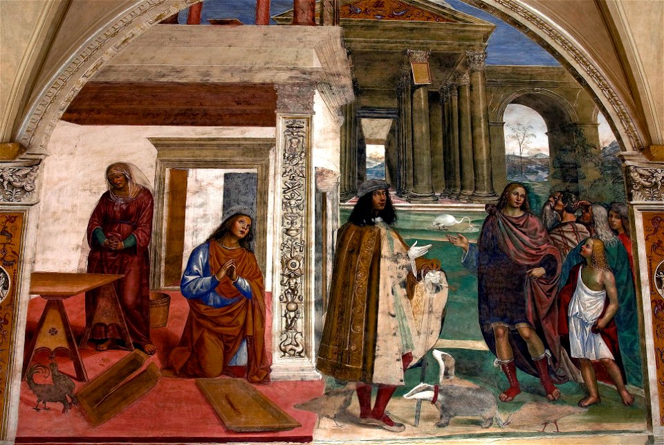 Come benedetto risalda lo capistero che si era rotto