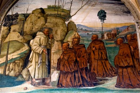 Come benedetto ai prieghi di alcuni eremiti consente di essere loro capo