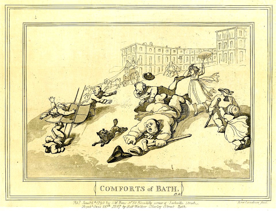 Comforts of Bath. Plate 12. (BM 1871,0812.3574)