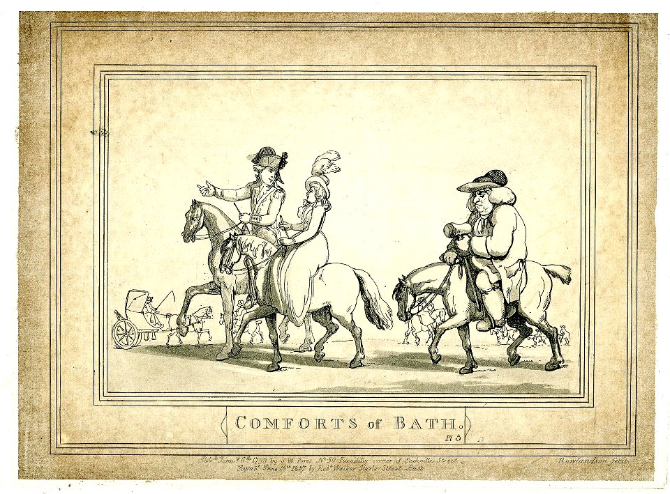 Comforts of Bath. Plate 5. (BM 1871,0812.3567)