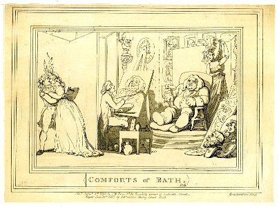 Comforts of Bath. Plate 6. (BM 1871,0812.3568)