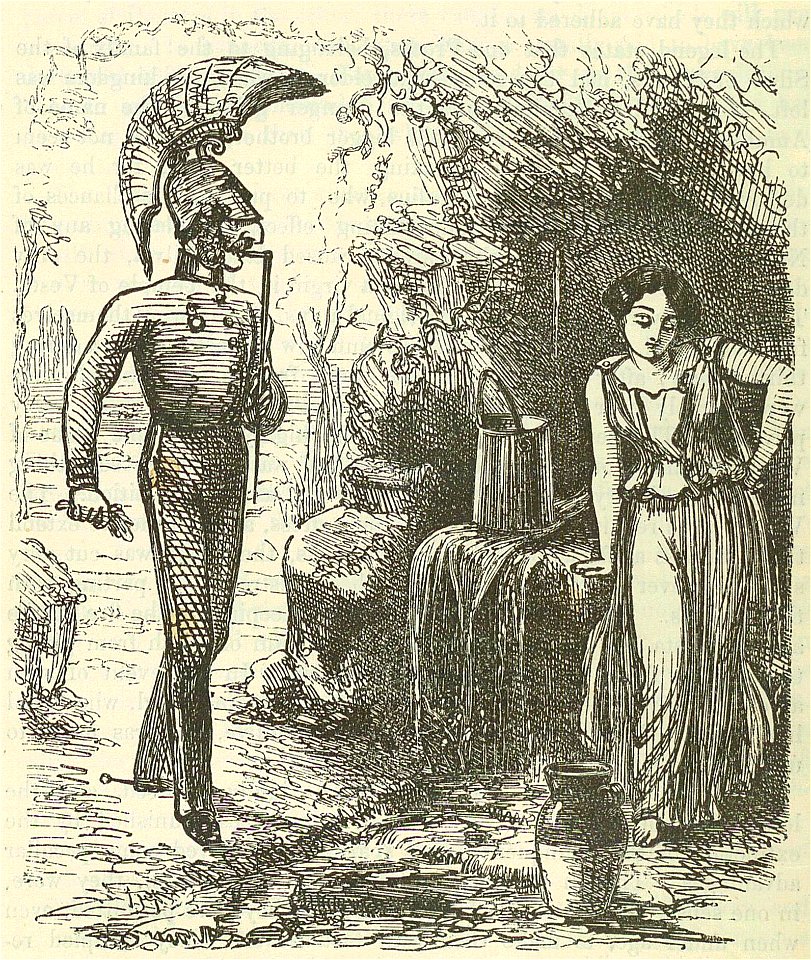 Comic History of Rome p 004 Rhea Silvia