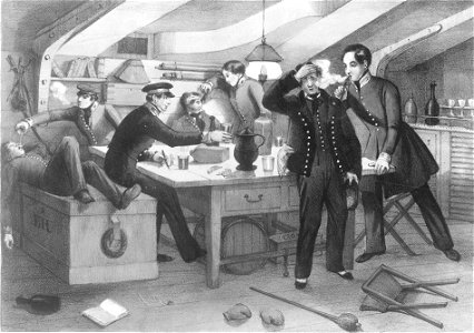 Come Youngster Another Glass of Grog Before You Go On Deck. (caricature) RMG A4650