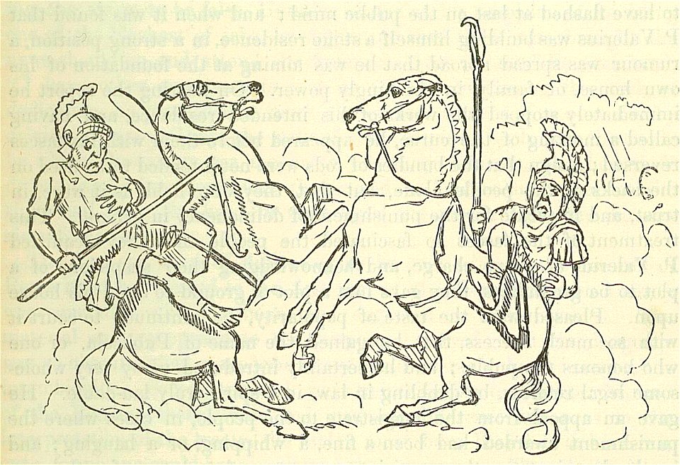Comic History of Rome p 045 Aruns and Brutus