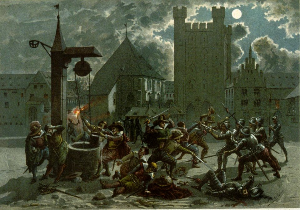 Combat place des cordeliers (1608)