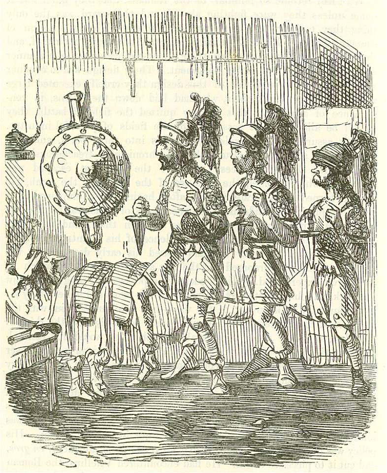 Comic History of Rome p 226 Assassination of Viriathus
