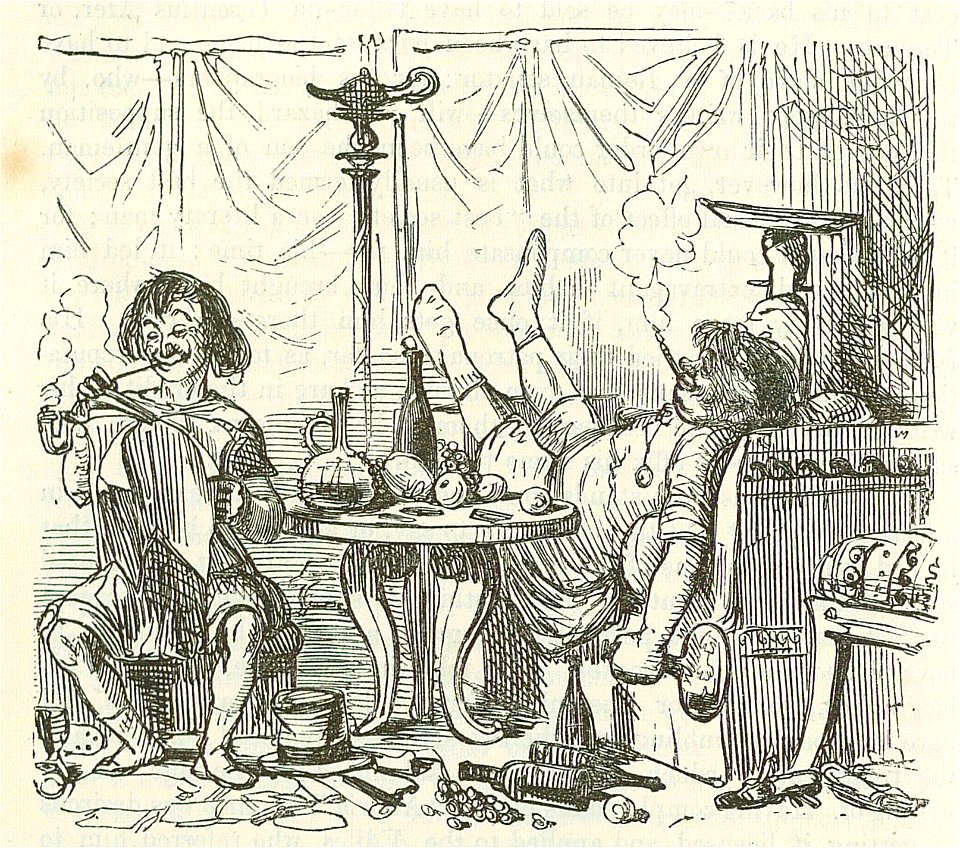Comic History of Rome p 210 Terence reading his Play to Caecilius