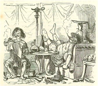 Comic History of Rome p 210 Terence reading his Play to Caecilius