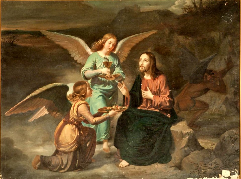 Comida milagrosa de Jesús en el desierto (Real Academia de Bellas Artes de San Fernando)