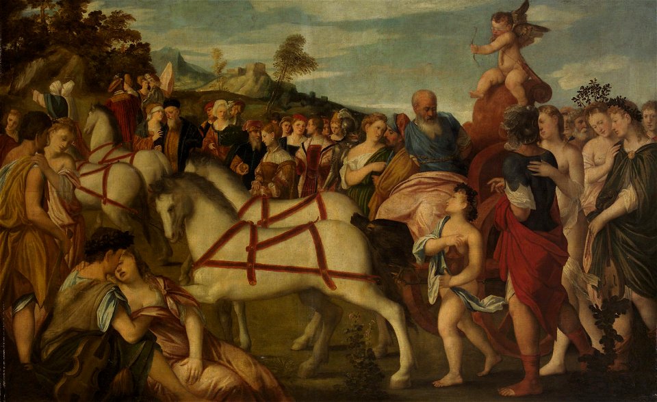 Bonifazio de’ Pitati, gen. Bonifazio Veronese - Triumph der Liebe - GG 1517 - Kunsthistorisches Museum