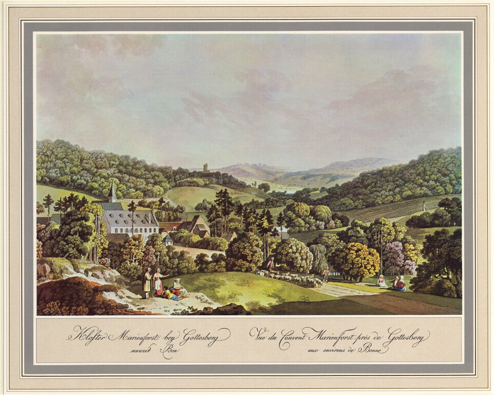 Bonn Kloster Marienforst bei Bad Godesberg Johann Andreas Ziegler