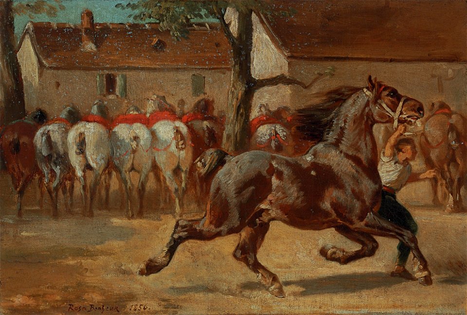 Rosa Bonheur - Trot un cheval