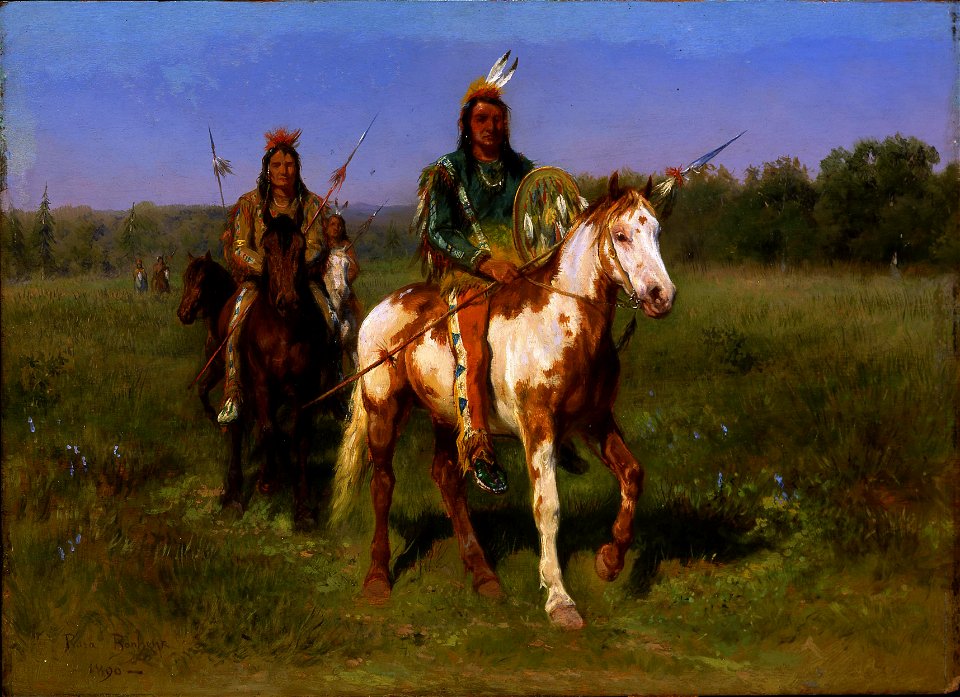 Rosa Bonheur - Indiens à cheval armés de lances