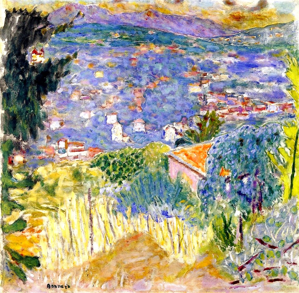 Pierre Bonnard Landscape of Le Cannet 1939