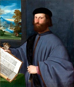Portrait of a Gentleman by Bonifazio Veronese