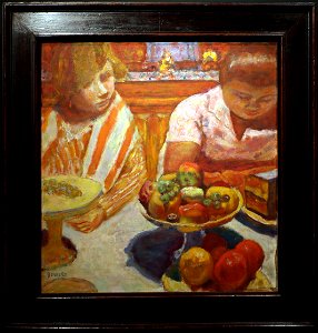 Pierre bonnard, i conti della giornata, 1924, 01