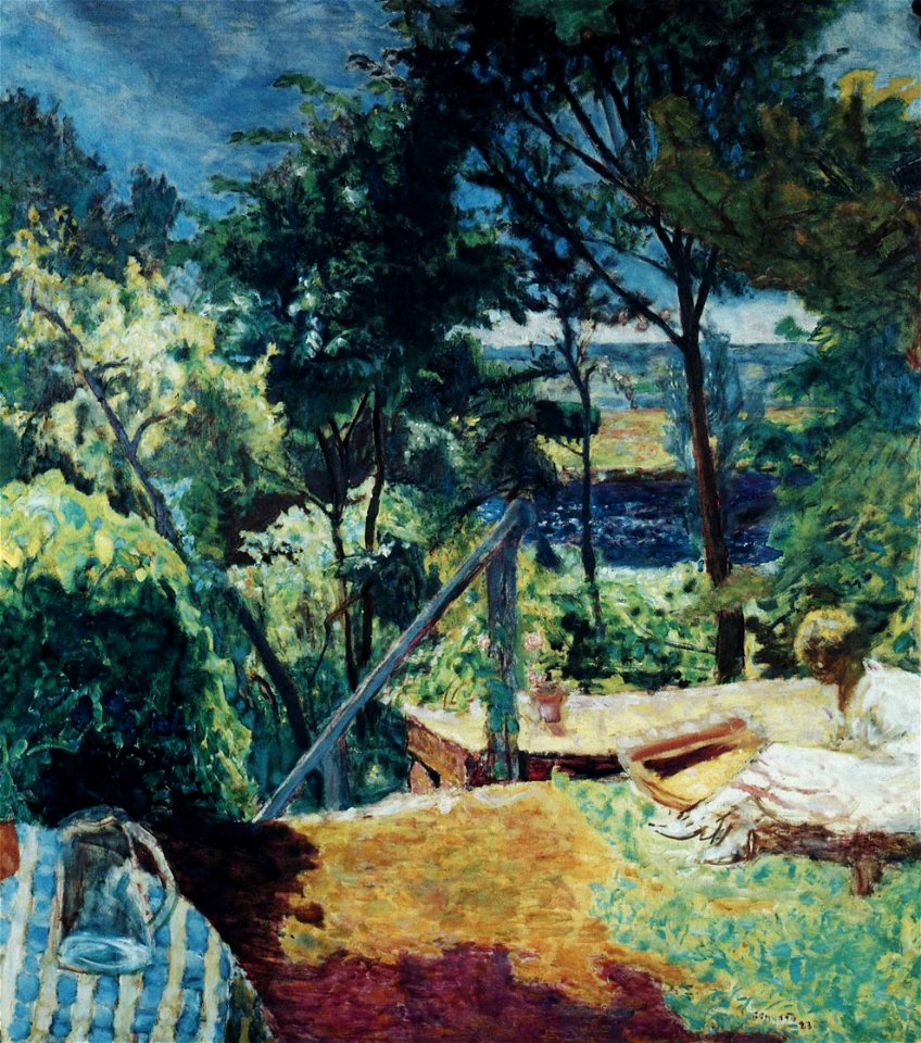 Pierre Bonnard, 1923 - La terrasse, Vernonnet