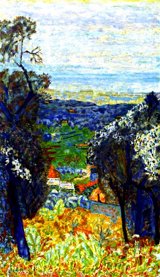 Pierre Bonnard Landscape at Le Cannet 1926