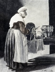 François Bonvin - The Cook - Google Art Project
