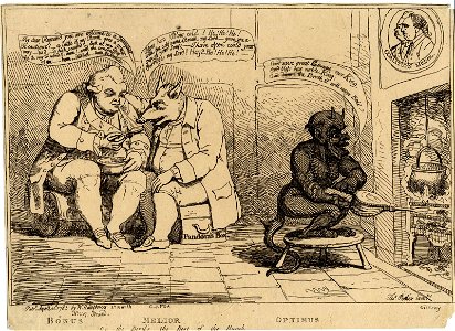 Bonus Melior Optimus or the Devil's the best of the bunch. (BM 1868,0808.4989)
