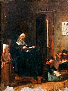 The Lecture by François Bonvin