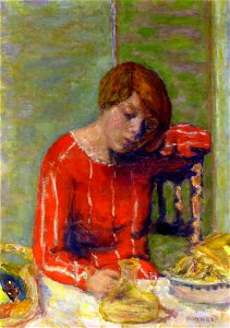 Pierre Bonnard, 1922 ca - Le corsage rayé