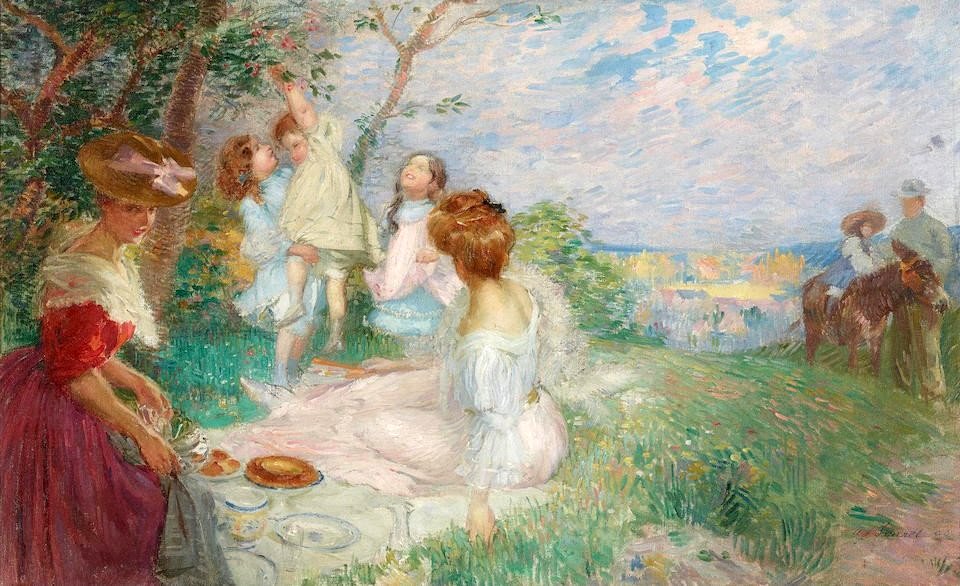 The Picnic by Auguste Frederic Bonnet
