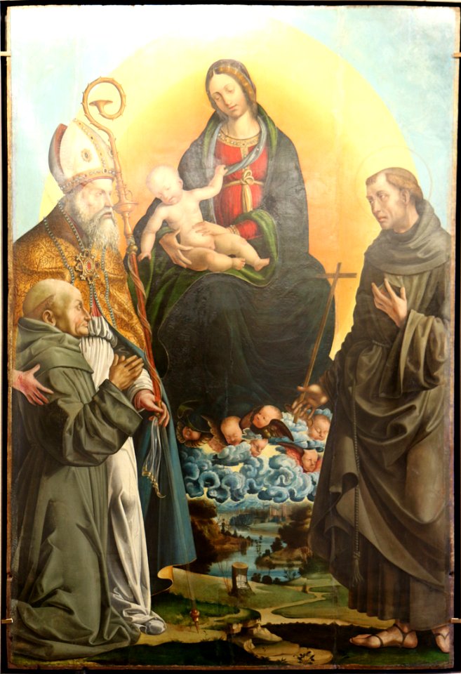 Bononi - Vierge saint François et saint Ambroise