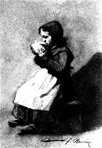 François Bonvin - Girl Drinking from a Bowl - Walters 371612