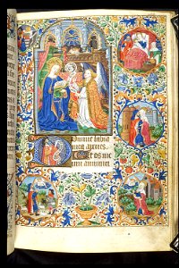 Book of hours, use of Paris - BL Egerton 2019 f30 (Annunciation)