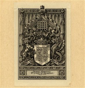 Bookplate-Henry Somerset Duke of Beaufort