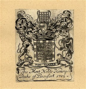 Bookplate-Henry Duke of Beaufort