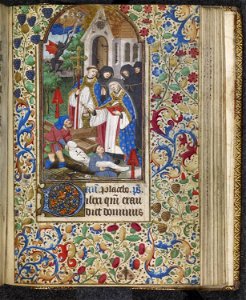 Books of hours, use of Paris - BL Harley 5762 f116 (Burial)