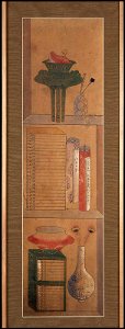 Bookshelf (Chaekgado), 19th century, Joseon dynasty, MFAB 1984.824a-d (3 of 4)