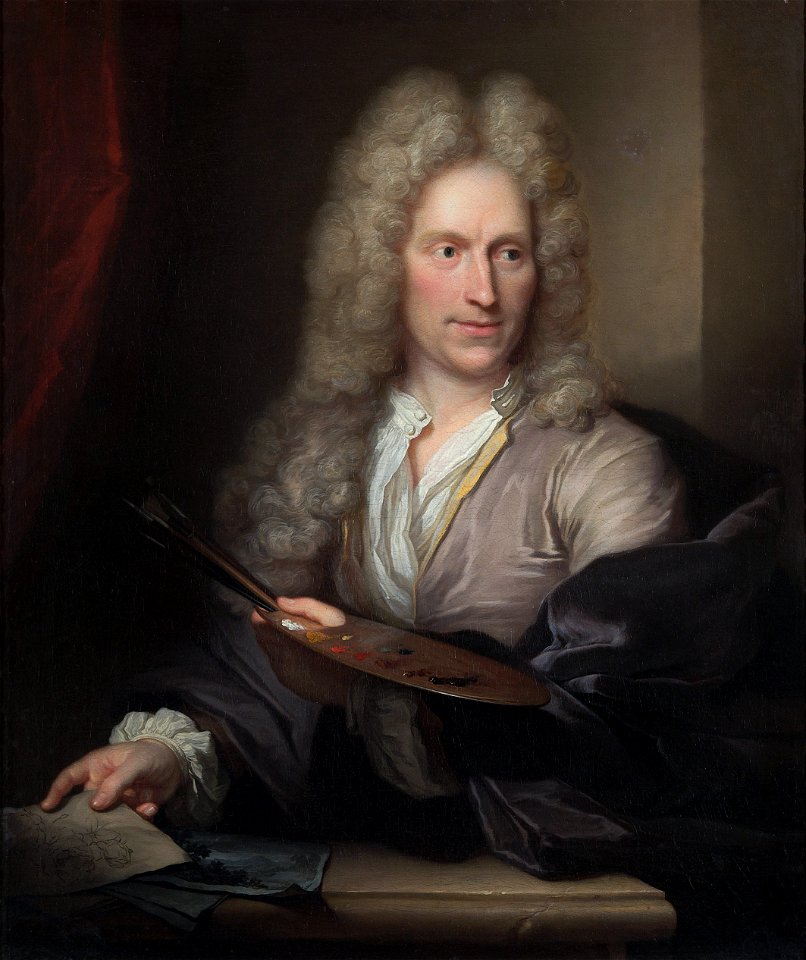 Jan van Huysum - portrait by Arnold Boonen