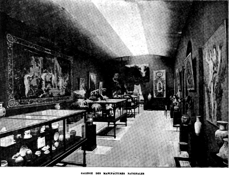 Bordeaux exposition 1895 - Galerie des Manufactures Nationales a