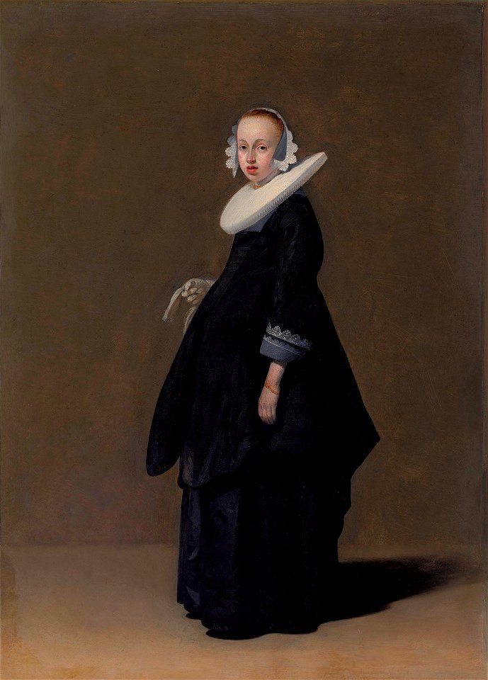 A Dutch lady, by Gerard Ter Borch