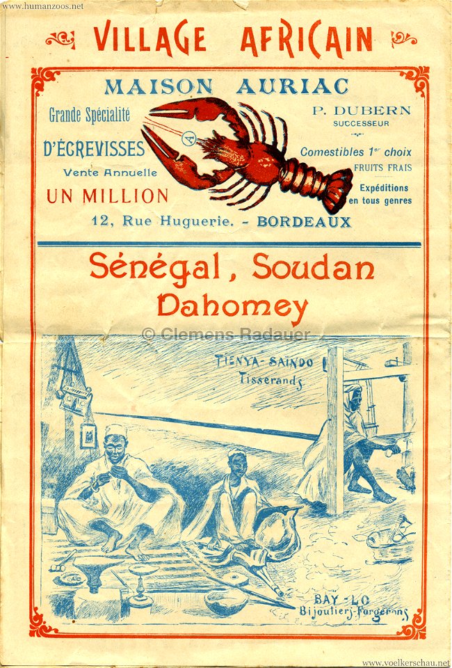 Bordeaux exposition 1895 - Affiche publicitaire 2