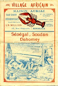 Bordeaux exposition 1895 - Affiche publicitaire 2