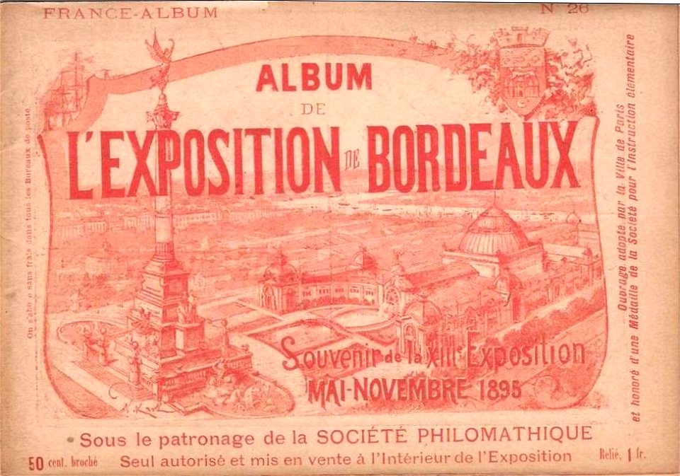 Bordeaux exposition 1895 - couverture album photos 3