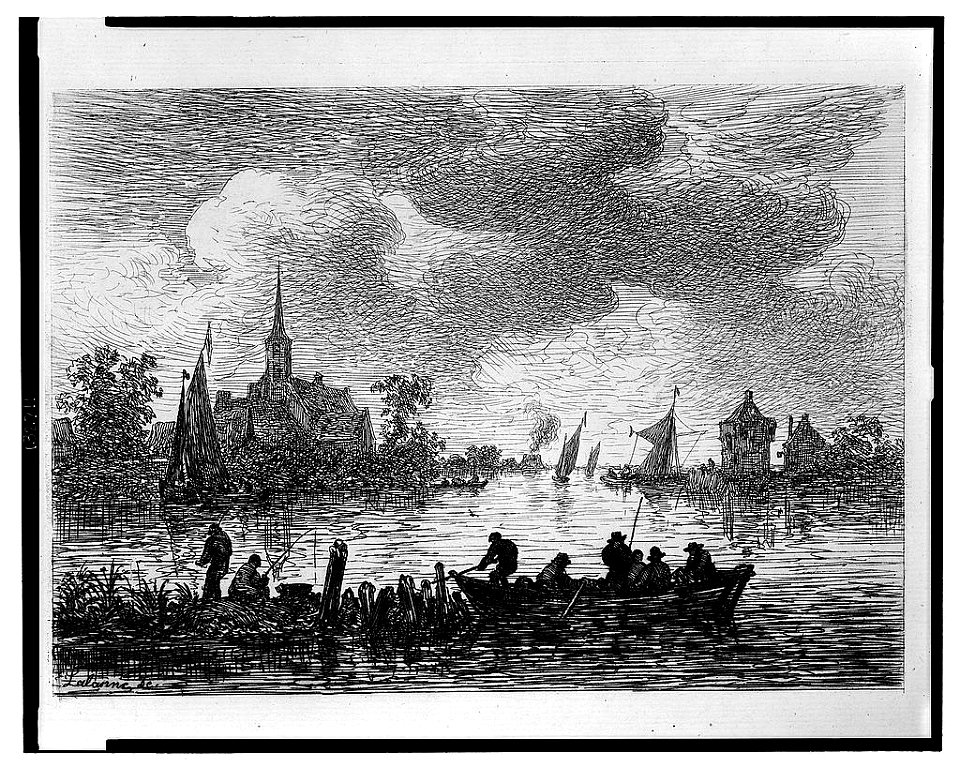 Bords de la Meuse (van Goyen) - Lalanne sc. LCCN2003668544