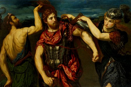 Perseus Armed by Mercury and Minerva by Paris Bordone - BMA