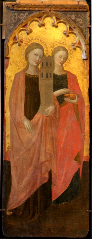Borghese di Pietro Borghese - Sainte Barbe et sainte Lucie