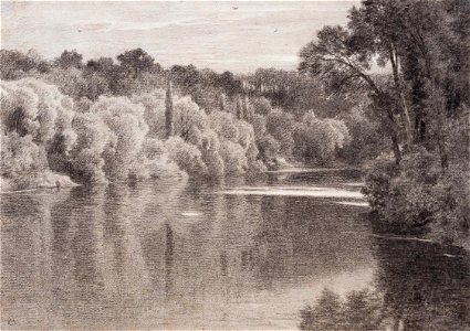 Bords du Doubs a Audincourt - Alfred De-Curzon
