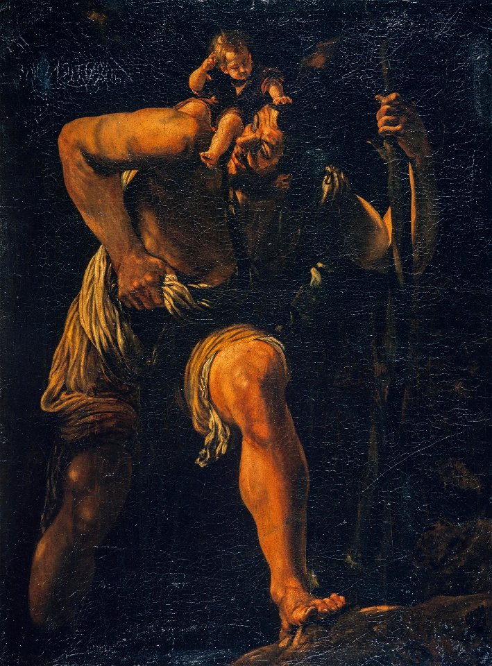 Orazio Borgianni (dopo) - San Cristoforo (National Gallery of Scotland)