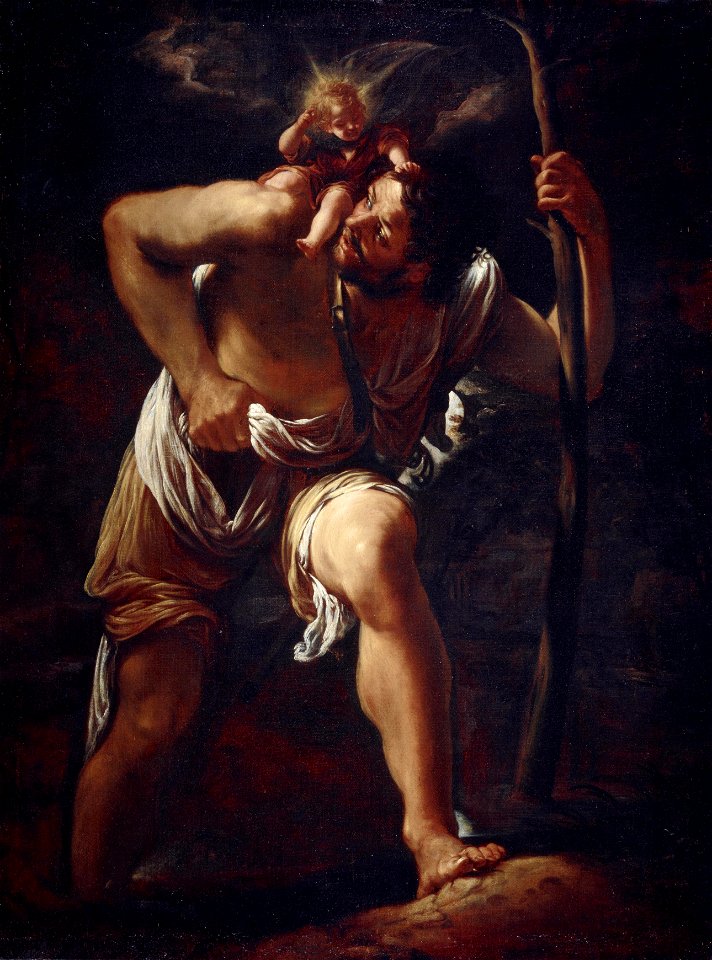 Saint Christopher Carrying the Infant Christ