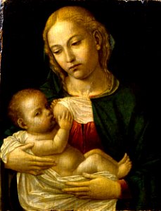 Ambrogio da Fossano, called Il Bergognone - The Madonna del Latte - Google Art Project. Free illustration for personal and commercial use.