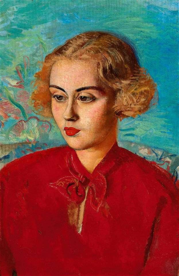Boris grigoriev woman in red (1936)