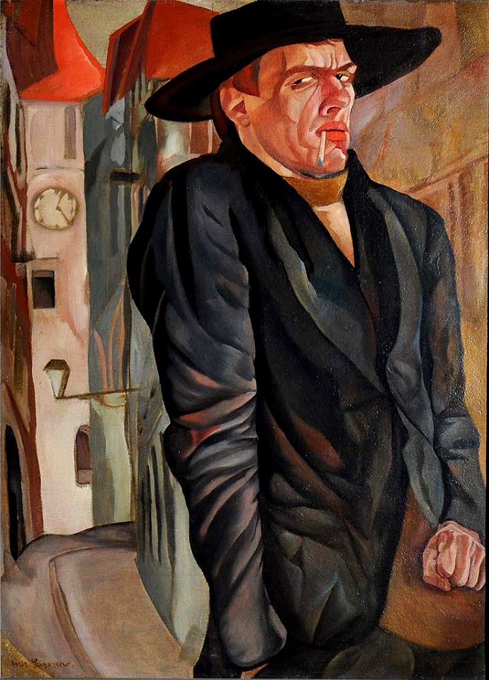 Boris Grigoriev - self-portrait