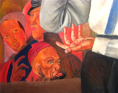 Boris Grigoriev 11 (detail). Free illustration for personal and commercial use.